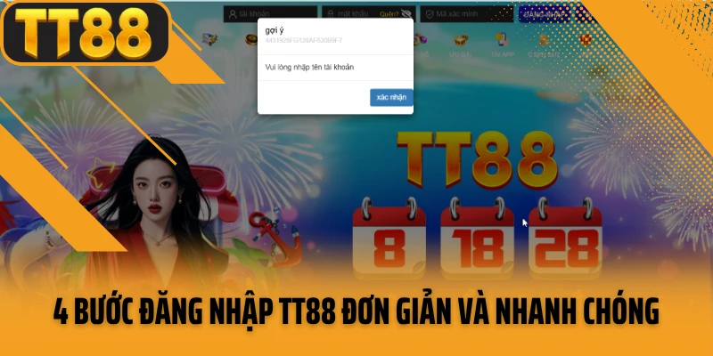 4 Bước đăng nhập TT88 đơn giản và nhanh chóng